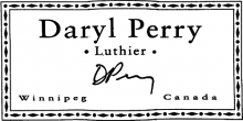 Daryl Perry Guitar label