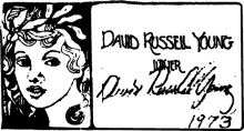 David Russell Young acoustic guitar label