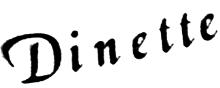 Dinette guitar logo