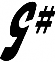 G-Sharp guitar logo