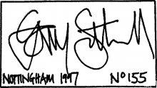 Gary Southwell guitar label