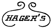 Hager's Artist acoustic guitar logo