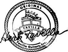 Herk Favilla guitar logo