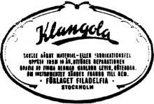 Klangola Guitar label