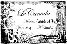La Cañada classical guitar label