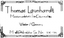 Thomas Launhardt guitar label