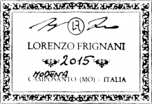 Lorenzo Frignani classical guitar label