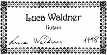 Luca Waldner classical guitar label