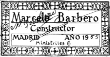 Marcelo Barbero guitar label