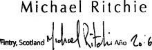 Michael Ritchie classical guitar label