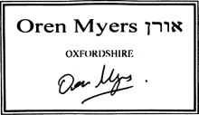 Oren Myers guitar label