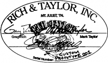 Rich & Taylor guitar label