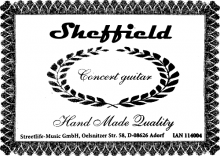 Sheffield classical guitar label