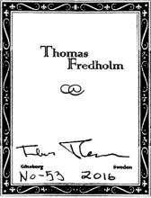 Thomas Fredholm classical guitar label