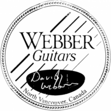 Webber Guitars acoustic guitars label