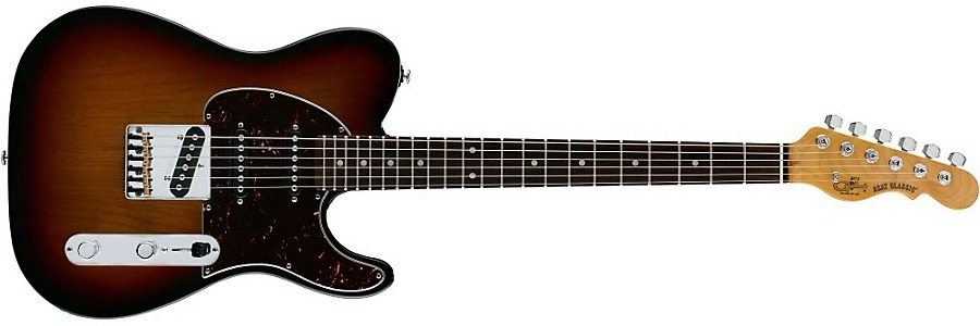 G&L Asat Classic 'S' Electric Guitar 3-Color Sunburst