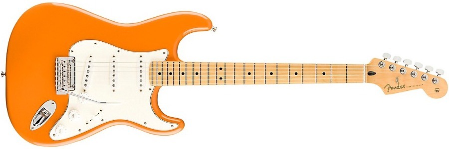 Fender Player Series Stratocaster Maple Fingerboard Electric Guitar Capri Orange