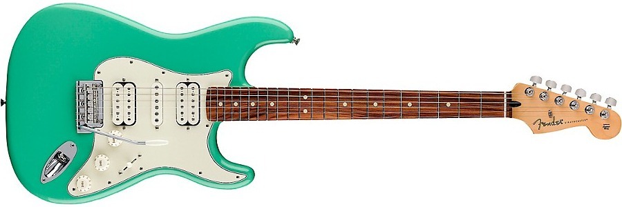 Fender Player Stratocaster Hsh Pau Ferro Fingerboard Electric Guitar Sea Foam Green