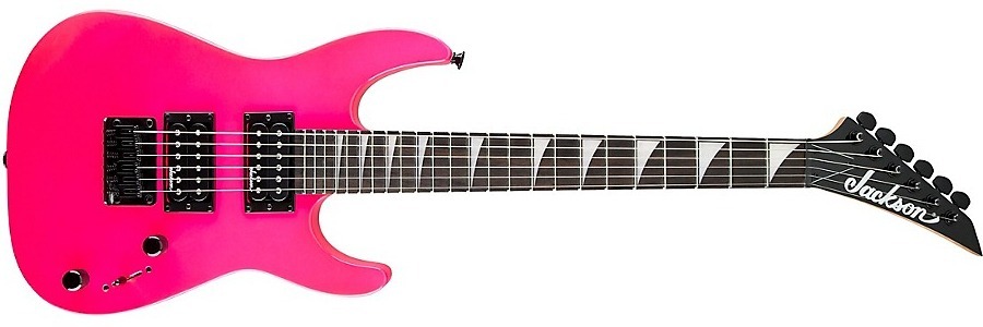 Jackson Js1x Dinky Minion Electric Guitar Neon Pink