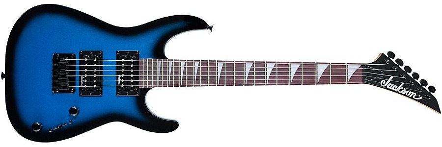 Jackson Js1x Dinky Minion Electric Guitar Metallic Blue Burst
