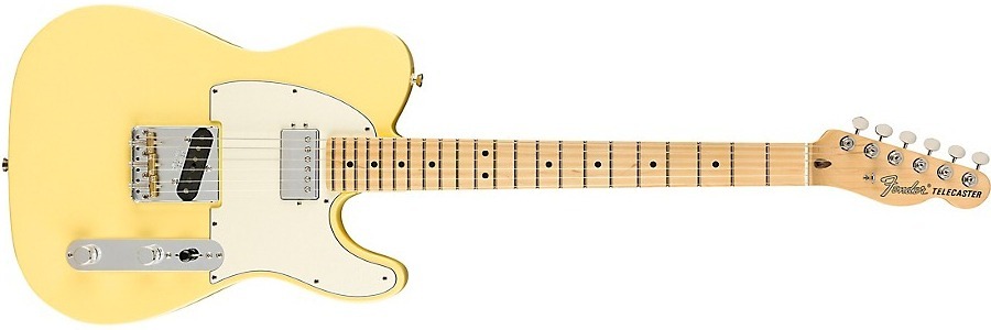 Fender American Performer Telecaster Hs Maple Fingerboard Electric Guitar Vintage White