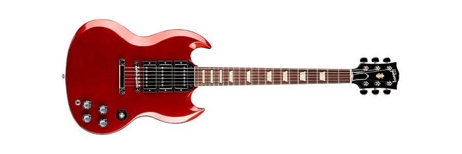 Gibson Custom Sg Standard Fat Neck 3-Pickup Electric Guitar Sparkling Burgundy