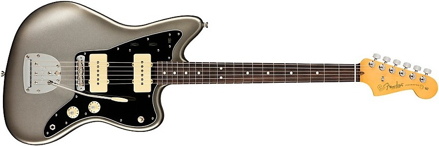 Fender American Professional Ii Jazzmaster Rosewood Fingerboard Electric Guitar Mercury