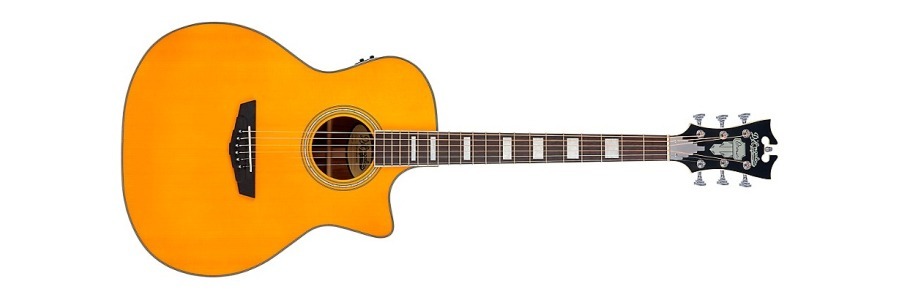 D'angelico Premier Series Gramercy Cs Cutaway Orchestra Acoustic-Electric Guitar Vintage Natural
