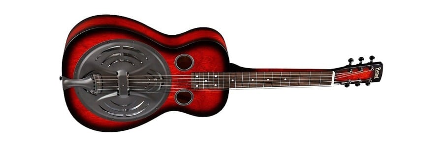 Beard Guitars R-Model Radio Standard Squareneck Acoustic-Electric Resonator Guitar Scarlet Burst