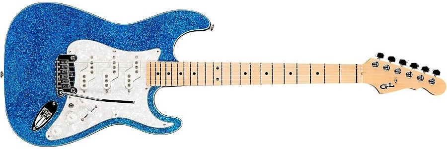 G&L Gc Limited-Edition Usa Comanche Electric Guitar Blue Flake
