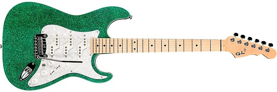 G&L Gc Limited-Edition Usa Comanche Electric Guitar Green Flake