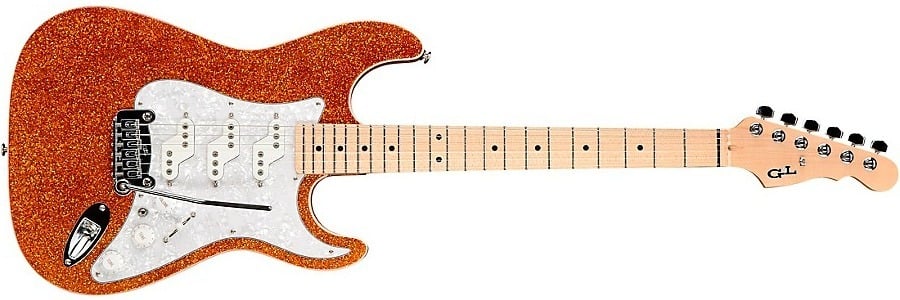 G&L Gc Limited-Edition Usa Comanche Electric Guitar Orange Flake