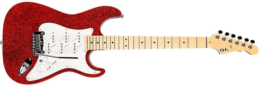 G&L Gc Limited-Edition Usa Comanche Electric Guitar Red Flake