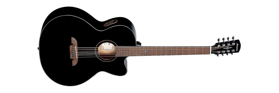 Alvarez Abt60ce 8-String Baritone Acoustic-Electric Guitar Black