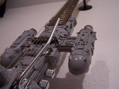 Tom Binghams Anakin Starfighter guitar view from the bridge
