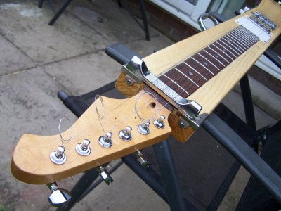 Bingham  3 string Lap Steel Guitar, three tuners