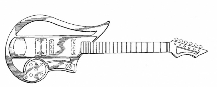 Anderbilt Guitar 1967 front view