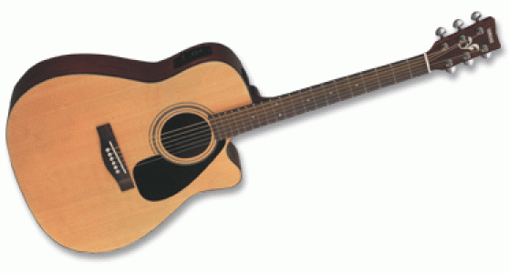 YAMAHA FGX 412 SC electro-acoustic guitar