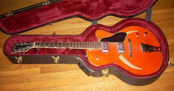 Gretsch G3161 electric guitar in a case