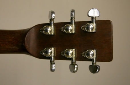 Sigma DR2 acoustic guitar, tuners