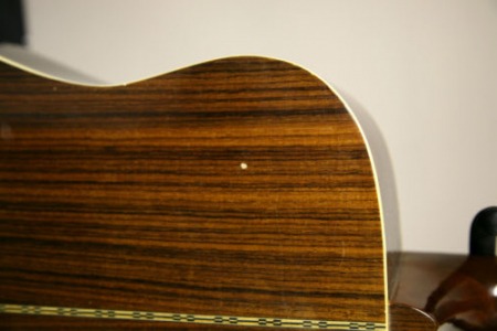 Sigma DR2 acoustic guitar, body back