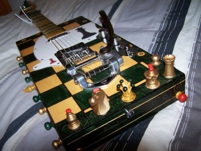 Bingham chess board guitar