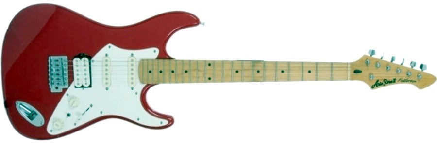 Aria Pro II Fullerton FL-20H, stratocaster style electric guitar, red