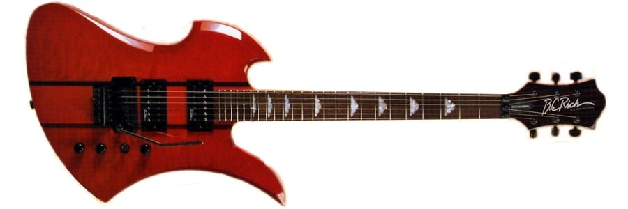 B.C. Rich Mockingbird NJ Neck-Thru Series - red finish electric guitar