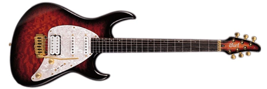 Cort S2800 electric guitar, sunburst finish