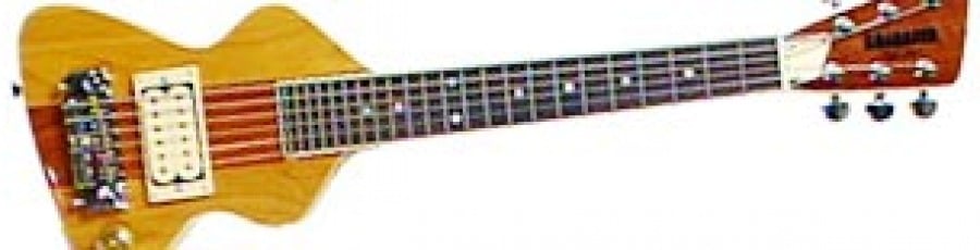 erlewine-chiquita travel electric guitar front view
