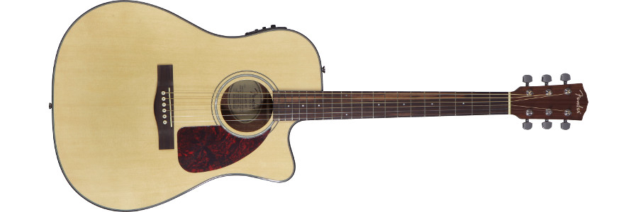 Fender CD-140SCE single cutaway dreadnought electro-acoustic guitar