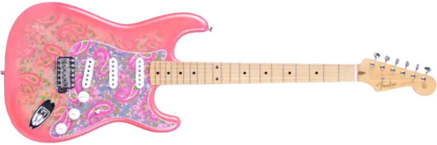 Fender Pink Paisley Stratocaster electric guitar