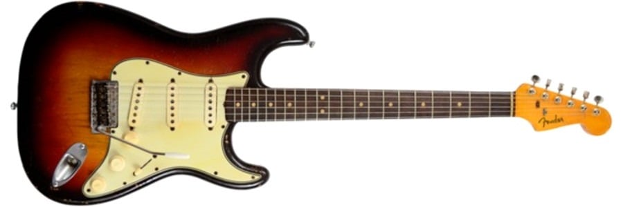 Fender Stratocaster with rosewood fingerboard electric guitar