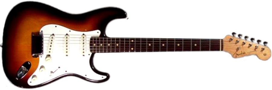 Fender Stratocaster with rosewood fingerboard electric guitar